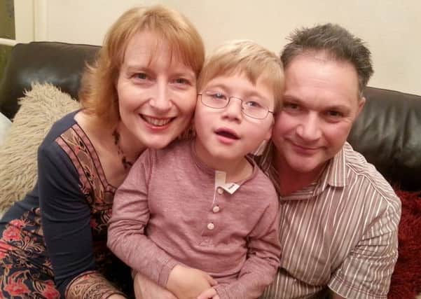 Sam Bottomley with his mum and dad - Karen and Stephen Bottomley. (D512L403)