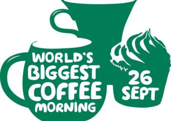 MacMillan's World's Biggest Coffee Morning event will be held tomorrow.