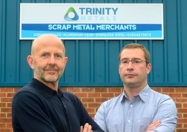 Paul Garside and Philip Walker from Trinity Metals. (W553A338)