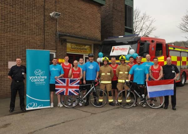 WHEELY GOOD Firefighters are ready to take on the challenge of a lifetime to raise money for Yorkshire Cancer Reseach.