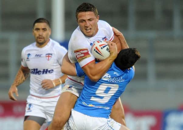 Sam Burgess has won the International RL Player of the Year award for his efforts with England and South Sydney.