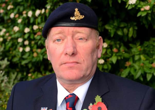 Veteran Dave Horobin who will be leading a section of the remembrance parade.  (d622b445)