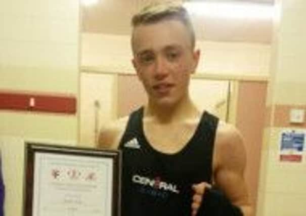 Central Boxing Club's Jordan Yates after reaching the national semi-finals