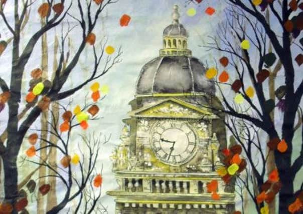 ON DISPLAY Clocktower by TAP group member Beatrice is among the work at Batley Art Gallery.