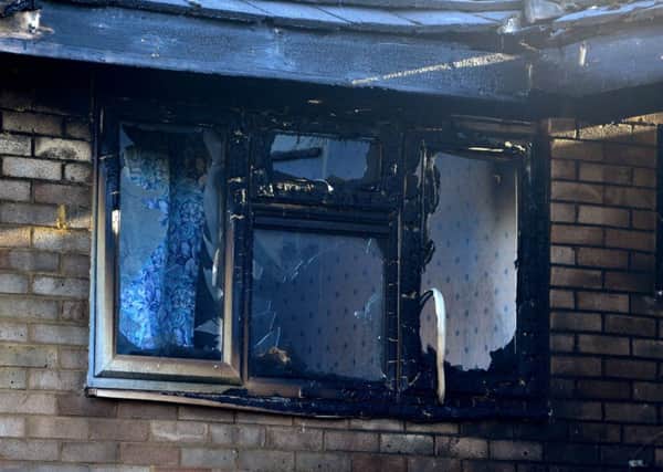 Scene of a fire at Ashworth Close in Dewsbury. (D514F450)