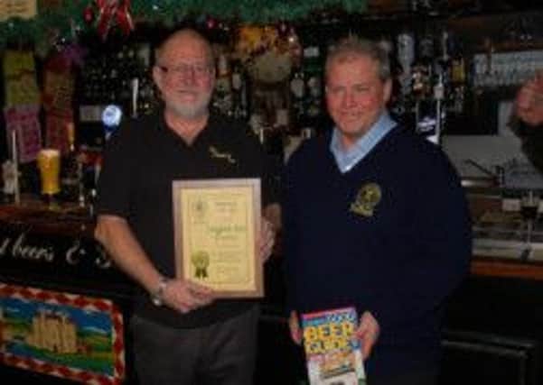 Leggers pub gets Camra award after 15 years in Good Beer Guide.