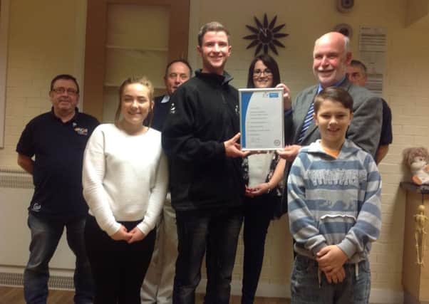 Dewsbury Angling Club have received the Clubmark Award