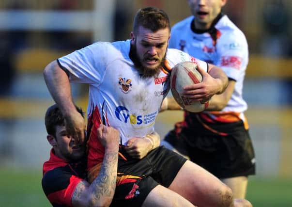 Aaron Brown was man-of-the-match against Salford as he made a welcome return from a season ending injury.