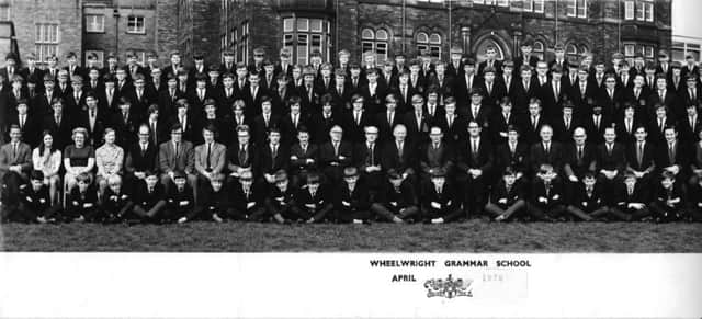 The Wheelwright Boys' Grammar School class of 1970.