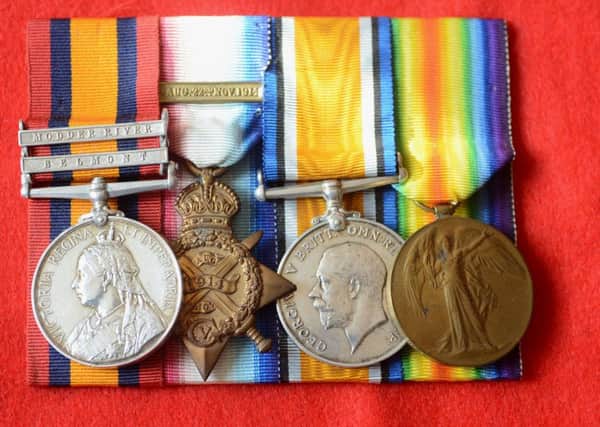 Medals and memorabilia from WW1 and WW2 owned by collector Barry Lomax. (d625a507)