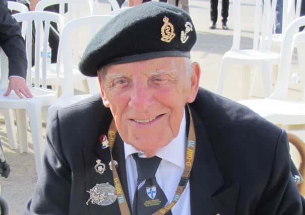 John Squires in Normandy for the 70th anniversary last year.