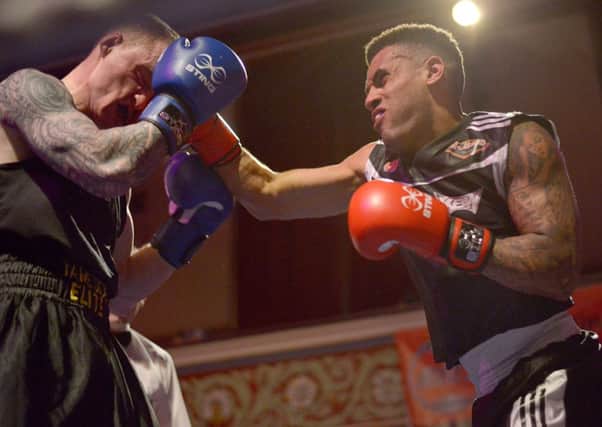 KBW boxer Harvey Muir stepped into the ring for the first time in four years and produced an excellent display to defeat Tamesides Bobby Gilder in the Dewsbury Town Hall show.
