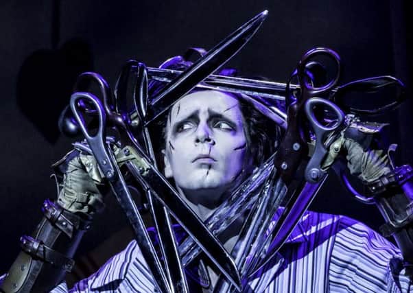 SUPERB PERFORMANCE Edward Scissorhands is touring the UK with Liam Mower and Dominic North, pictured, sharing the title role.