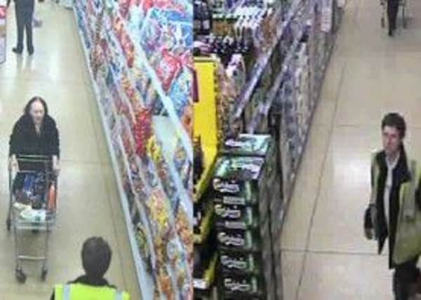 CCTV image of Cleckheaton Tesco theft suspect.