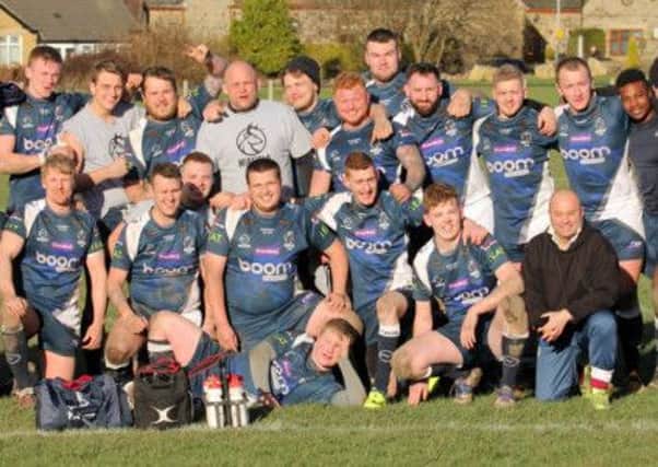 Mirfield Stags team photo after their opening game against Shaw Cross A.
Pic Steven Horsfall