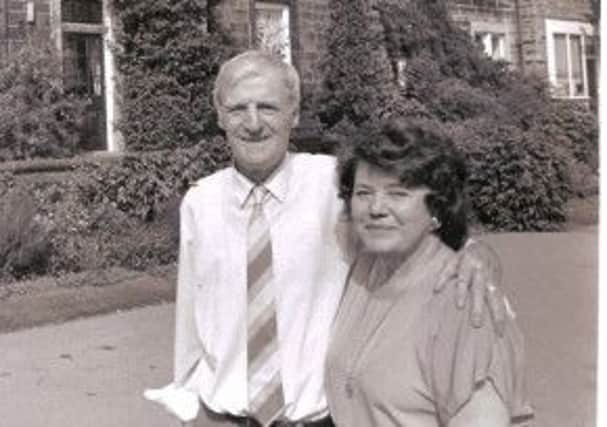 HISTORIC BUILDING Tom and Shirley Norbury who ran the park mansion cafe in Dewsbury's Crow Nest Park for 29 years. This picture was taken in 1991 as they prepared to close their business.