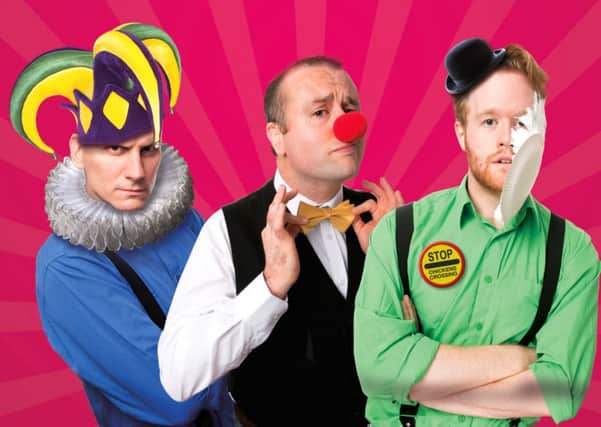 The Reduced Shakespeare Company will perform The Complete History of Comedy (abridged).