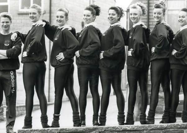Mullen School of Theatre Dancers in 1990. Dewsbury Collegians concert.