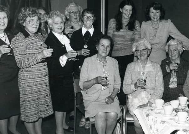 90th Birthday party for Mrs Buckley in Soothill Working Mens club, 1980.