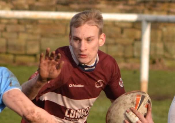 Mindaugas Bendikas scored a hat-trick of tries as Thornhill Trojans eased into the National Conference Cup second round.