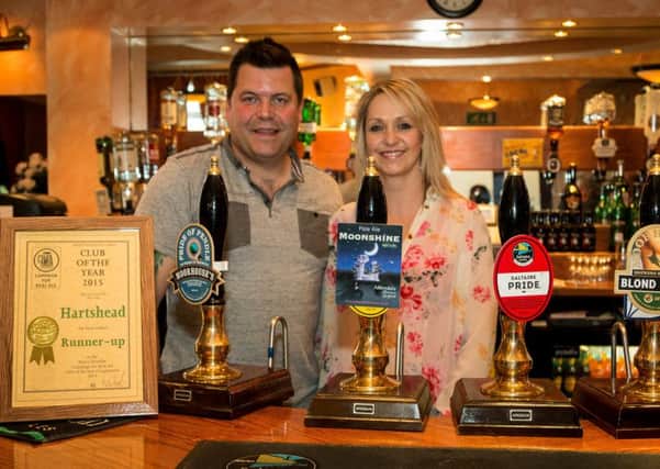 Rob and Emma Donnely,  the owners of Hartshead Club.