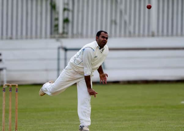 Muhammad Hafeez claimed 4-72 for Batley but was unable to prevent defeat at Wrenthorpe in the CYL Premier Division. Pictures: Paul Butterfield.