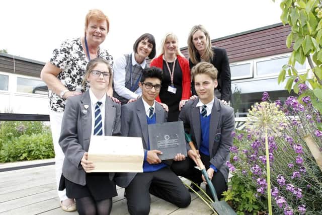 Thornhill Community Academy buried a time capsule to mark the school's 50th anniversary.