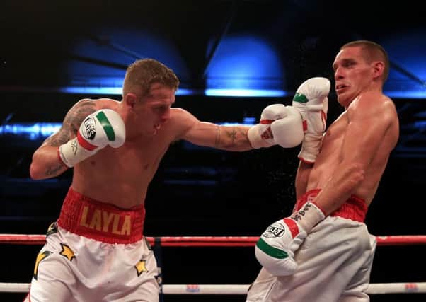 Dewsbury boxer Gary Sykes is targeting his return to the ring and will move up to lightweight for his next fight.