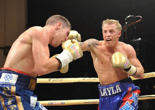 Gary Sykes ended Tommy Coyles unbeaten professional record when he last fought at the Liverpool Olympia, during the 2012 Prizefighter competition. Picture: Trevor Price