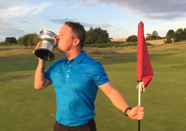 Nick McGarry winner of the East Bierley Golf Club President's Prize