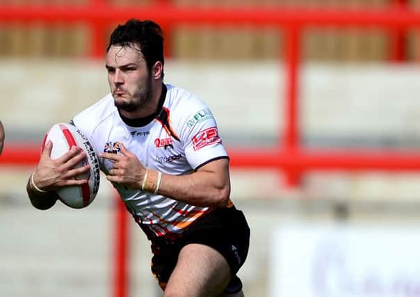 Dale Morton scored two tries for Dewsbury against Whitehaven.