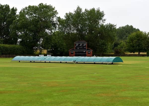 Covers remained in place on most Bradford League grounds last weekend as heavy rain prevented play in all but four first team matches.