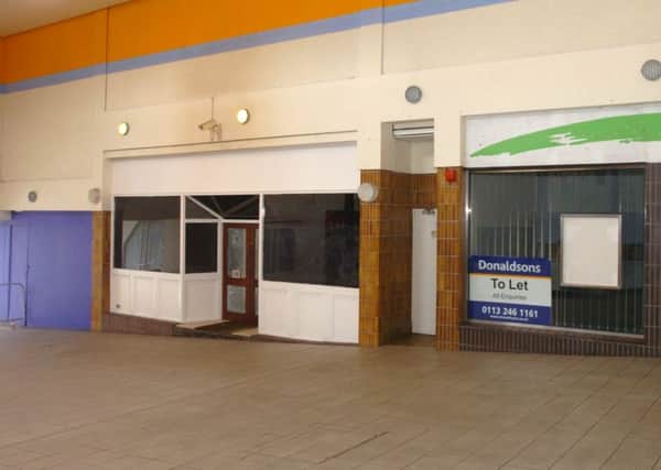 Supermarket Tesco wants businesses to rent vacant units at Batley Shopping Centre.