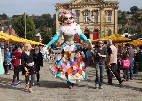 Impressive scenes wowed visitors in the Market Place in 2014.