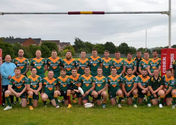 The Heavy Woollen Select team who defeated the RAF 50-14 last Tuesday.