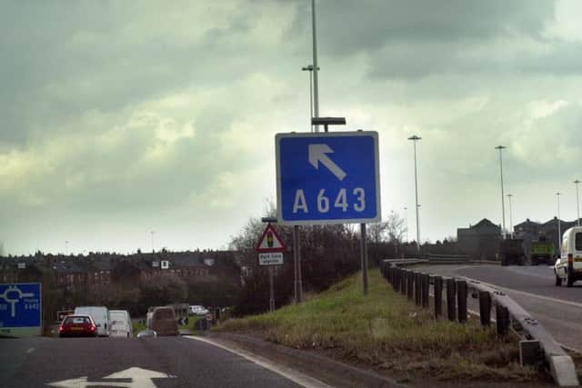 The A643 has been named as one of the most dangerous roads in the country.