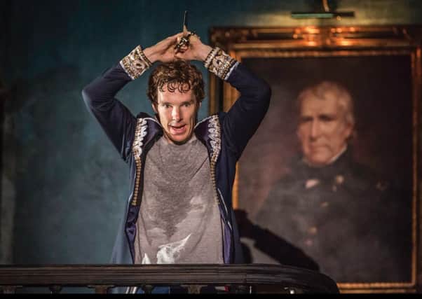 Hamlet, starring Benedict Cumberbatch, is being broadcast live at the Customs House, South Shields.