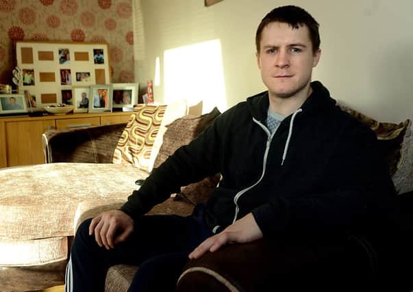 Rugby League player Ryan Glynn pictured at his home in Dewsbury. (
d310a403)