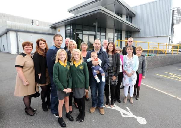 Bradley's family were there to see the new hall, named after him, officially opened.