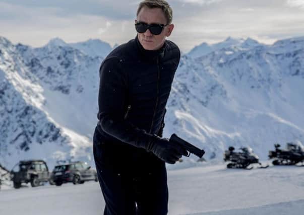 Daniel Craig as James Bond in Spectre.