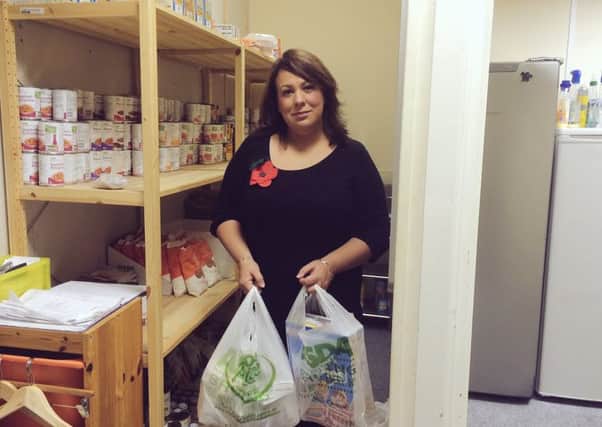 Paula Sherriff has thrown her support behind Fusion Housing's foodbank.