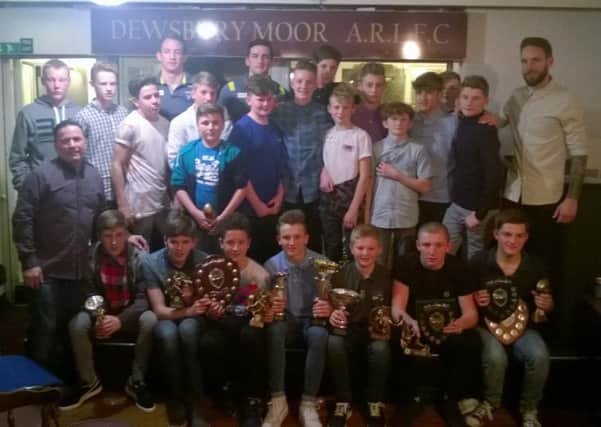Dewsbury Moor Under-13s celebrated a successful campaign with their prize presentation evening.
