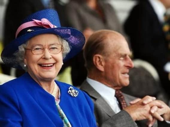 The Queen and Prince Philip on a more recent visit to Yorkshire