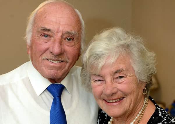 Brian & Penny Meredith celebrate their Blue Sapphire wedding anniversary (65 years).
Picture Ref: AB569a1215