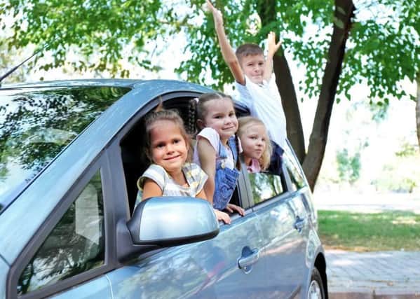Parents clock up an average of 700 extra miles a year acting as a taxi service for their children.