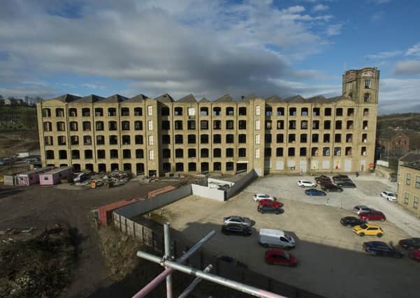 The view from the top of the Jubilee Mill, at the Blakeridge Mill development in Batley.