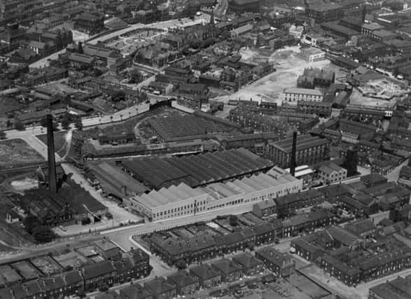 A bird's eye view photograph of Batley submitted by Austin Calvert for the nostalgia page. It was taken in the 1930s.