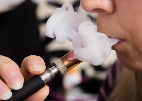 Researchers say e-cigs could damage the airway.