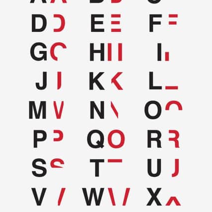 Font designed by Daniel Britton that recreates the feeling of reading in someone with dyslexia.