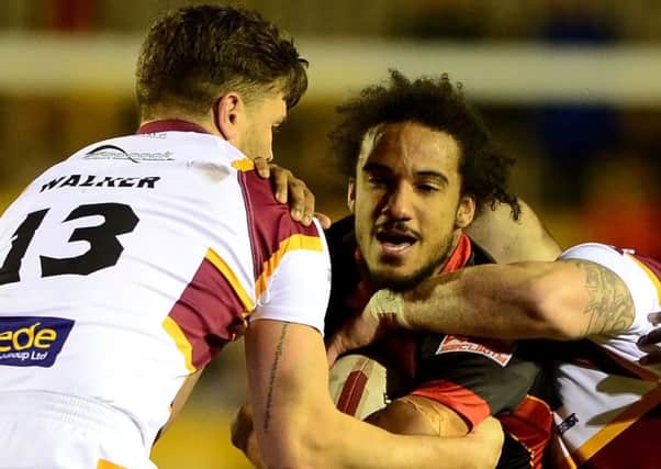 Joel Farrell was among the Dewsbury Rams try scorers in Monday's victory over Sheffield.